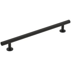 Amerock Radius Contemporary Rectangle Cabinet Pull 7-9/16 in. Matte Black 1 pk