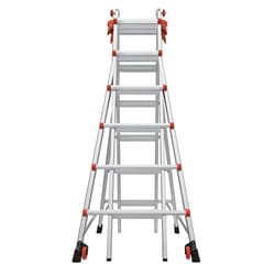 Little Giant Velocity 26 ft. H Aluminum Telescoping Multi-Position Ladder Type IA 300 lb. capacity