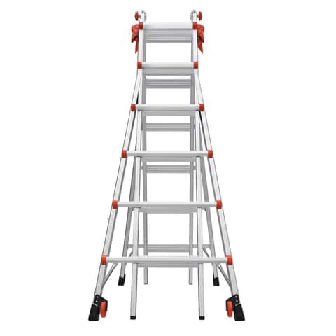 Little Giant Velocity 17 ft. H Aluminum Telescoping Multi-Position Ladder Type IA 300 lb. capacity Little Giant Velocity 17 ft. H Aluminum Telescoping Multi-Position Ladder Type IA 300 lb. capacity