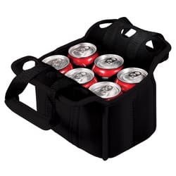 Oniva Six Pack Beverage Carrier Black 125 qt Cooler Tote