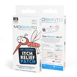 Moskinto Bite Relief Stickers For Mosquitoes/Other Flying Insects 24 ct