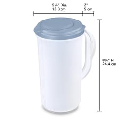 Sterilite 2 qt Clear Pitcher Plastic