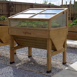 VegTrug Cold Frame Natural 41 in. W X 30 in. D X 18 in. H Raised Bed Greenhouse