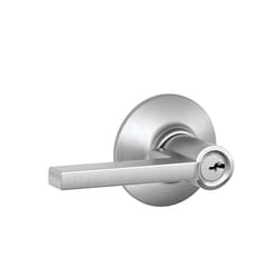 Schlage F Series Satin Chrome Zinc Entry Lever