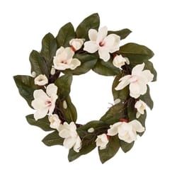 Glitzhome 24 in. H X 6 in. W X 24 in. L Multicolored Polyester Wreath