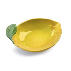 TarHong 16 oz Green/Yellow Melamine Lemon Fresh Figural Bowl 1 pc