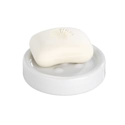 Wenko Polaris White Ceramic Soap Dish