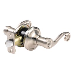 Ace Scroll Satin Nickel Entry Lockset 1-3/4 in.