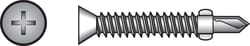 HILLMAN No. 4 Ga. X 2-3/4 in. L Phillips Flat Head Sheet Metal Screws 100 pk