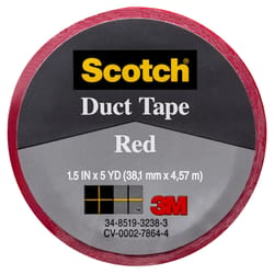 Scotch 1.5 in. W x 170 L Red Duct Tape
