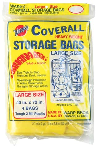 Ziploc Big Bags Clothes and Blanket Storage Bags for Closet Organization,  Protects from Moisture, Jumbo, 3