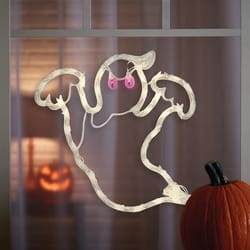 IG Design 15.50 in. Prelit Ghost Silhouette Halloween Decor