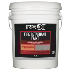 Insl-X Flat White Acrylic Fire Retardant Paint 5 gal