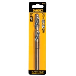 DeWalt Black & Gold 17/32 in. X 6 in. L High Speed Steel Split Point Drill Bit 3-Flat Shank 1 pc