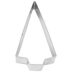 R&M International Corp International Corp 4 in. L Triangle Tree Cookie Cutter Silver 1 pc