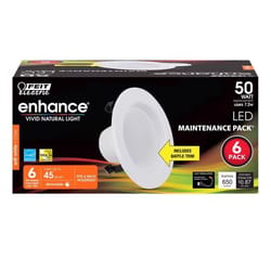 Feit Enhance Soft White 4 in. W LED Dimmable Recessed Downlight 7.2 W