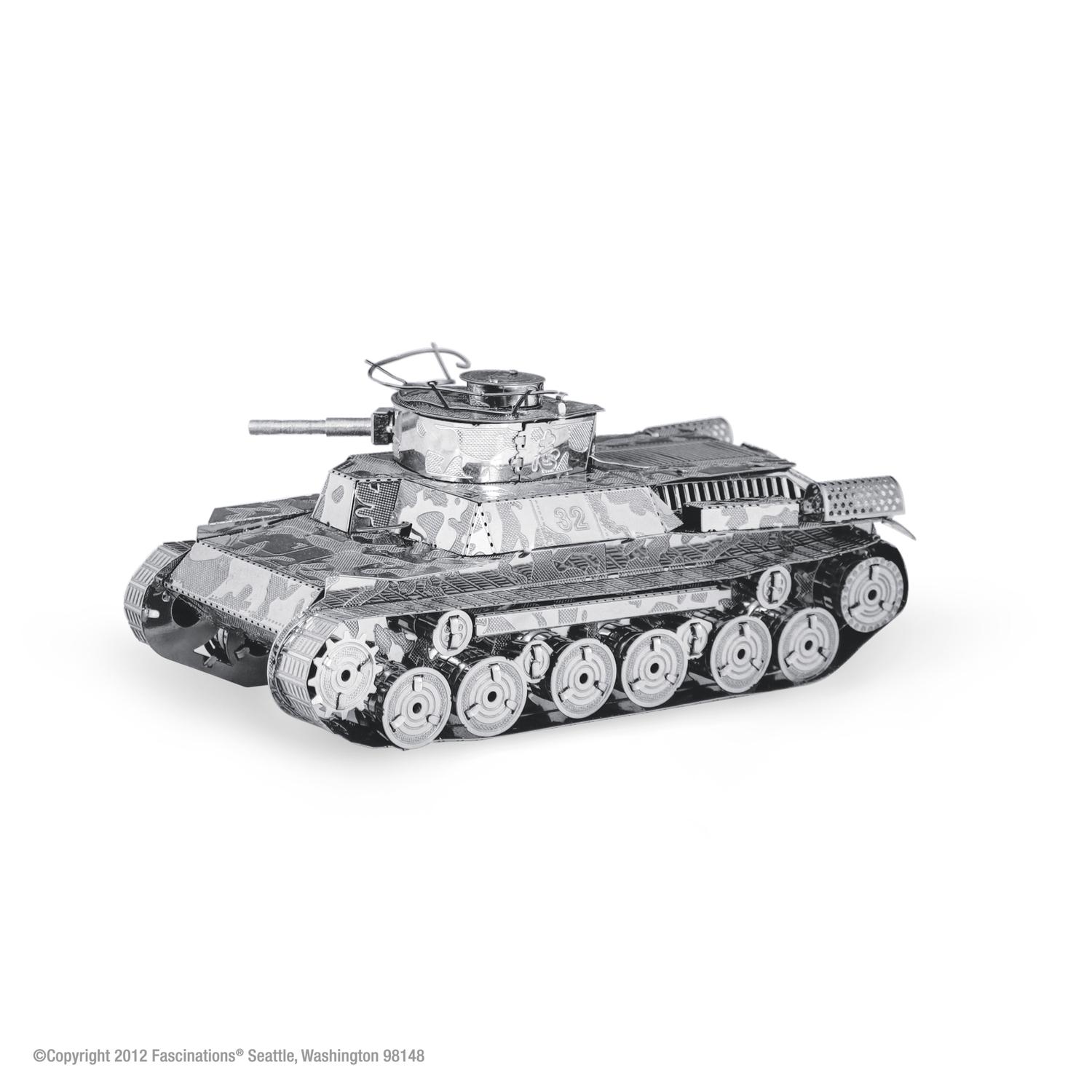 Fascinations Metal Earth Chi-Ha Tank 3D Model Kit Gray