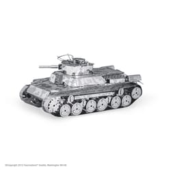 Fascinations Metal Earth Chi-Ha Tank 3D Model Kit Gray/Silver 1 pc