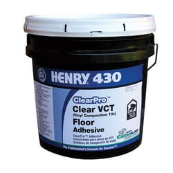 Henry  430 ClearPro Clear VCT  Floor Tile Adhesive  4 gal. 