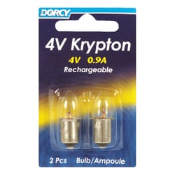Dorcy Krypton Flashlight Bulb 4 V Bayonet Base