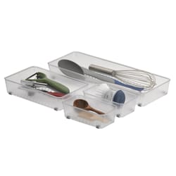 Spectrum Hexa 3.25 in. H X 6 in. W X 15 in. D Plastic Drawer Organizer