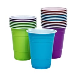 Blueoco Kolorea 16 oz Assorted Plastic Cup