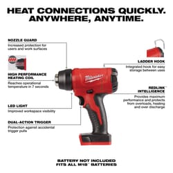 Milwaukee M18 18 V Compact Heat Gun