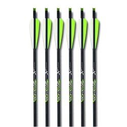 Carbon Express Piledriver Black Fiber Arrows & Components 20 in.