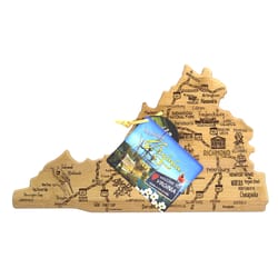 Totally Bamboo Destination 16.5 in. L X 9.5 in. W X 0.63 in. Bamboo Cutting Board