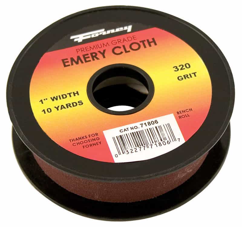Forney 360 in. L x 1 in. W 320 Grit Extra Fine Emery Sandpaper 1 pk