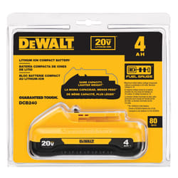 DeWalt 20V MAX DCB240 4 Ah Lithium-Ion Battery 1 pc