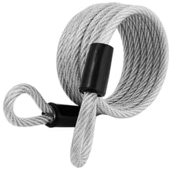 Master Lock 1/4 in. D X 72 in. L Vinyl Coated Steel Coiled Cable