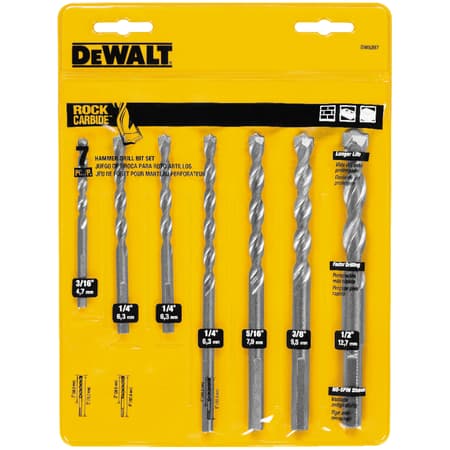 Tools Masonry Drill Bit Set  Carbide Hex Shank Drill Bit