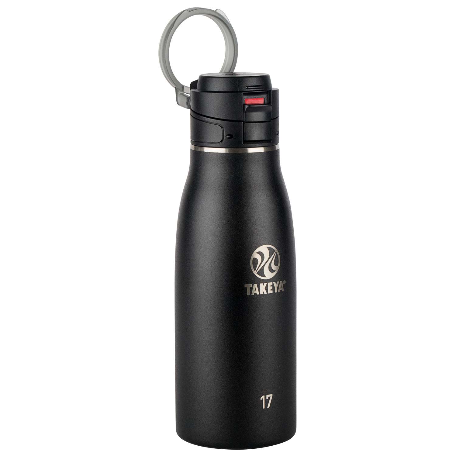 Takeya Traveler 17 oz. Double Wall Water Bottle Black Ace Hardware