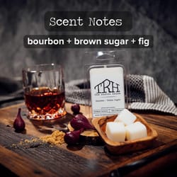 The Rustic House White Bourbon Brown Sugar Scent Wax Melts 2 oz