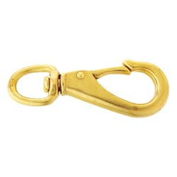Campbell 3/4 in. D X 4-1/2 in. L Polished Bronze Quick Snap 140 lb