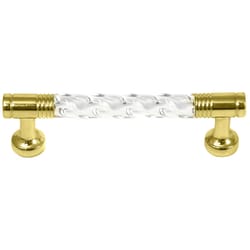 Laurey Acrystal T-Bar Cabinet Pull 3 in. Brass Gold 1 pk