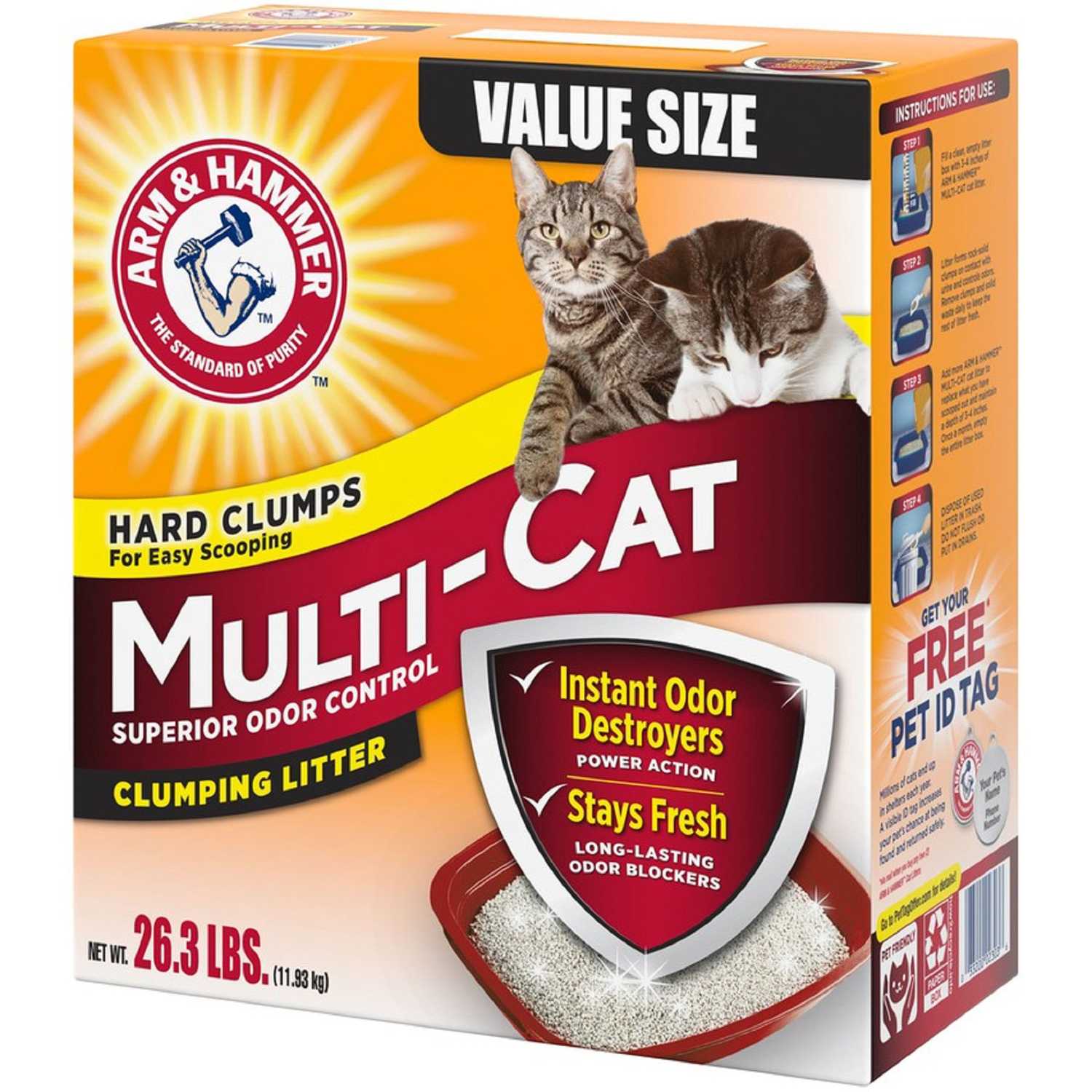 Arm & Hammer No Scent Cat Litter 26.3 lb. Ace Hardware