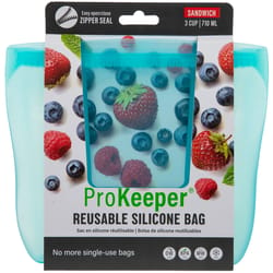 Progressive ProKeeper 3 cups Turquoise Food Storage Bag 1 pk