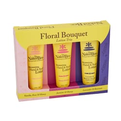 The Naked Bee Floral Bouquet Assorted Scent Hand and Body Lotion 0.5 oz 3 pk