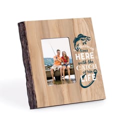 P Graham Dunn 10 in. H X 0.75 in. L Natural Brown Wood Photo Frame