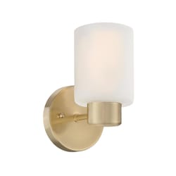 Westinghouse Sylvestre 1-Light Champagne Brass Wall Sconce