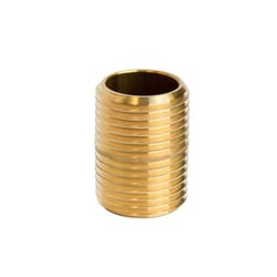 ATC 1/2 in. MPT Brass Close Nipple