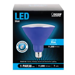 Feit PAR38 E26 (Medium) LED Bulb Blue 40 Watt Equivalence 1 pk