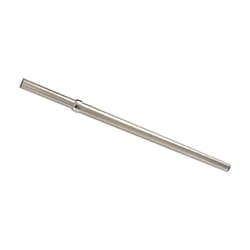 Lido 120 in. L X 1-3/8 in. D Adjustable Brushed Stainless Steel Closet Rod