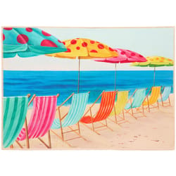 Olivia's Home 22 in. W X 32 in. L Multicolored Beach Resort Polyester Accent Rug