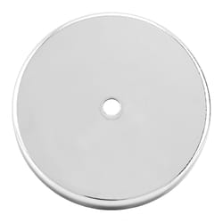 Magnet Source .18 in. L X 1.21 in. W Silver Round Base Magnet 10 lb. pull 2 pc