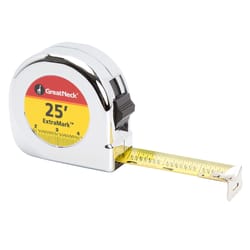 Great Neck ExtraMark 25 ft. L X 1 in. W Tape Measure 1 pk