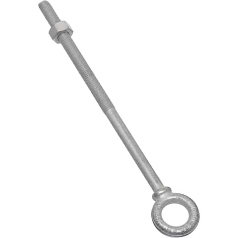 National Solid Brass 3 In. Hook & Eye Bolt