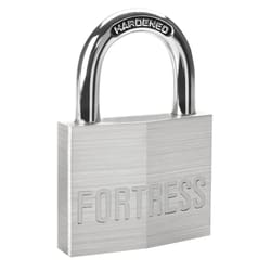 Master Lock Fortress 5.56 in. H X 1-9/16 in. W Aluminum 4-Pin Cylinder Exterior Padlock